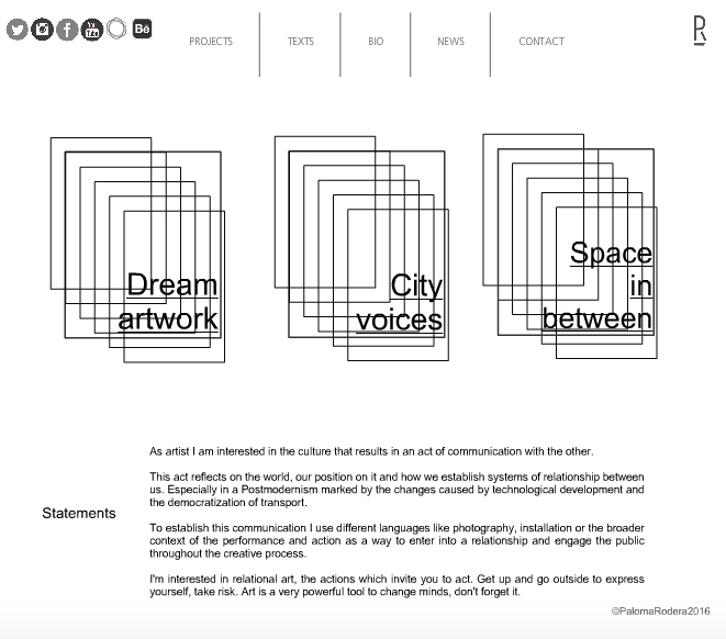 2016artisticprojects